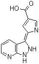 (2E)-2-(1,2-二氢-3H-吡唑并[3,4-b]吡啶-3-亚基)-2H-吡咯-4-羧酸分子结构 (CAS 1027274-36-7)