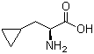 结构式 CAS# 102735-53-5, L-3-环丙基丙氨酸