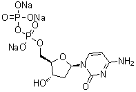 structure of CAS# 102783-57-3, 2'-Deoxycytidine 5'-(trihydrogen diphosphate) trisodium salt