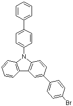 structure of CAS# 1028648-25-0, 9-[1,1'-Biphenyl]-4-yl-3-(4-bromophenyl)-9H-carbazole