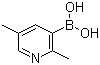 structure of CAS# 1029654-18-9, B-(2,5-Dimethyl-3-pyridinyl)boronic acid