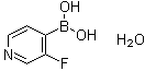 structure of CAS# 1029880-18-9, (3-Fluoro-4-pyridinyl)boronic acid hydrate