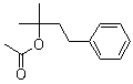 乙酸 1,1-二甲基-3-苯基丙酯分子结构 (CAS 103-07-1)