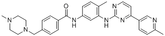 N-[4-methyl-3-[[4-(6-methylpyridin-3-yl)pyrimidin-2-yl]amino]phenyl]-4-[(4-methylpiperazin-1-yl)methyl]benzamide molecular structure (CAS 1032314-85-4)