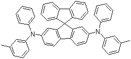 N,N'-Bis(3-methylphenyl)-N,N'-diphenyl-9,9-spirobifluorene-2,7-diamine molecular structure (CAS 1033035-83-4)