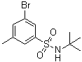 结构式 CAS# 1033201-97-6, 3-溴-N-(叔丁基)-5-甲基苯磺酰胺