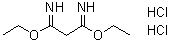 二亚胺代丙二酸二乙酯二盐酸盐分子结构 (CAS 10344-69-1)