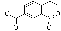结构式 CAS# 103440-95-5, 4-乙基-3-硝基苯甲酸