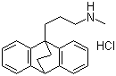 结构式 CAS# 10347-81-6, 盐酸马普替林; 1-(3-甲基氨基丙基)二苯并[b,e]二环[2.2.2]辛二烯盐酸盐