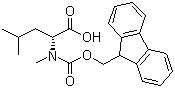 Fmoc-N-methyl-D-leucine molecular structure (CAS 103478-63-3)