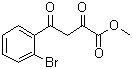 structure of CAS# 1035235-10-9, Methyl 4-(2-bromophenyl)-2,4-dioxobutanoate;2-Bromo-alpha,gamma-dioxobenzenebutanoic acid methyl ester