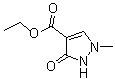 structure of CAS# 103626-03-5, 2,3-Dihydro-1-methyl-3-oxo-1H-pyrazole-4-carboxylic acid ethyl ester;3-Hydroxy-1-methylpyrazole-4-carboxylic acid ethyl ester; 4-Ethoxycarbonyl-3-hydroxy-1-methylpyrazole; Ethyl 3-hydroxy-1-methyl-1H-pyrazole-4-carboxylate