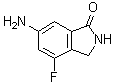结构式 CAS# 1036389-09-9, 6-氨基-4-氟-2,3-二氢-1H-异吲哚-1-酮