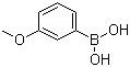 structure of CAS# 10365-98-7, 3-Methoxyphenylboronic acid;3-Methoxybenzeneboronic acid