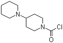 structure of CAS# 103816-19-9, [1,4']Bipiperidinyl-1'-carbonyl chloride;1-Chlorocarbonyl-4-piperidinoperidine