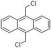 结构式 CAS# 10387-13-0, 9,10-二(氯甲基)蒽; 9,10-双(氯甲基)蒽