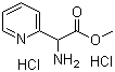 结构式 CAS# 1039356-77-8, alpha-氨基吡啶-2-乙酸甲酯盐酸盐