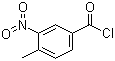 structure of CAS# 10397-30-5, 4-Methyl-3-nitrobenzoyl chloride;3-Nitro-p-toluoyl chloride