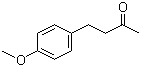 structure of CAS# 104-20-1, 4-(4-Methoxyphenyl)-2-butanone;Anisylacetone; 4-(p-Methoxyphenyl)butan-2-one; Raspberry ketone methyl ether