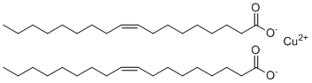Copper oleate molecular structure (CAS 10402-16-1)