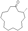 结构式 CAS# 10403-00-6, (R)-麝香酮