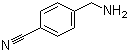 structure of CAS# 10406-25-4, 4-Cyanobenzylamine;4-(Aminomethyl)benzonitrile