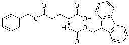 N-[(9H-Fluoren-9-ylmethoxy)carbonyl]-D-glutamic acid 5-(phenylmethyl) ester molecular structure (CAS 104091-11-4)