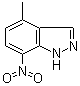 structure of CAS# 104103-06-2, 4-Methyl-7-nitro-1H-indazole