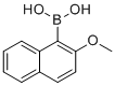 structure of CAS# 104116-17-8, (2-methoxynaphthalen-1-yl)boronic Acid