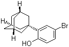 2-(1-Adamantyl)-4-bromophenol molecular structure (CAS 104224-68-2)