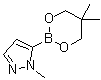 structure of CAS# 1044851-76-4, 5-(5,5-Dimethyl-1,3,2-dioxaborinan-2-yl)-1-methyl-1H-pyrazole