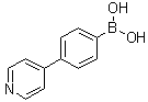 structure of CAS# 1045332-30-6, 4-(Pyridin-4-yl)phenylboronic acid;B-[4-(4-Pyridinyl)phenyl]boronic acid