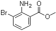 结构式 CAS# 104670-74-8, 3-溴邻氨基苯甲酸甲酯