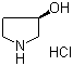 结构式 CAS# 104706-47-0, (R)-3-羟基吡咯烷盐酸盐