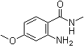 2-Amino-4-methoxy-N-methylbenzamide molecular structure (CAS 104775-67-9)