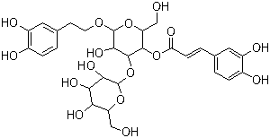 结构式 CAS# 104777-68-6, 大车前苷