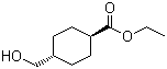 trans-4-(Hydroxymethyl)cyclohexanecarboxylic acid ethyl ester molecular structure (CAS 104802-52-0)