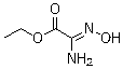structure of CAS# 10489-74-4, Ethyl amino(hydroxyimino)ethanoate;(Ethoxycarbonyl)formamide oxime; Ethoxycarbonyl formamidoxime; Ethyl 2-(hydroxyamino)-2-iminoacetate; Ethyl 2-(hydroxyimino)-2-aminoacetate; Ethyl 2-amino-2-(hydroxyimino)acetate