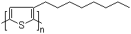 structure of CAS# 104934-51-2, Poly(3-octylthiophene-2,5-diyl);P3OT