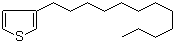 structure of CAS# 104934-52-3, 3-Dodecylthiophene