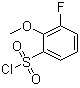 structure of CAS# 1049729-85-2, 3-Fluoro-2-methoxybenzenesulfonyl chloride
