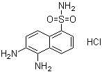 5,6-Diamino-1-naphthalenesulfonamide hydrochloride (1:1) molecular structure (CAS 1049752-75-1)