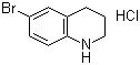 structure of CAS# 1050161-23-3, 6-Bromo-1,2,3,4-tetrahydroquinoline hydrochloride
