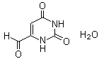 结构式 CAS# 1052405-08-9, 1,2,3,6-四氢-2,6-二氧代-4-嘧啶甲醛一水合物