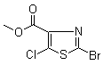 结构式 CAS# 1053655-63-2, 2-溴-5-氯噻唑-4-羧酸甲酯