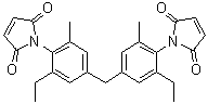 结构式 CAS# 105391-33-1, 双(3-甲基-5-乙基-4-马来酰亚胺基苯基)甲烷