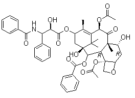 结构式 CAS# 105454-04-4, 7-表紫杉醇