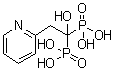 结构式 CAS# 105462-23-5, P,P'-[1-羟基-2-(2-吡啶基)亚乙基]二膦酸