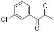 structure of CAS# 10557-17-2, 1-(3-Chlorophenyl)-1,2-propanedione