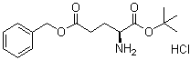 结构式 CAS# 105590-97-4, L-谷氨酸 1-叔丁基 5-苄基酯盐酸盐